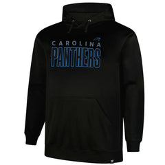 Fanatics Carolina Panthers Big & Tall Fleece Pullover Hoodie Black