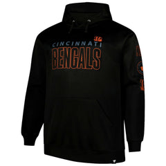 Fanatics Cincinnati Bengals Big & Tall Fleece Pullover Hoodie Black