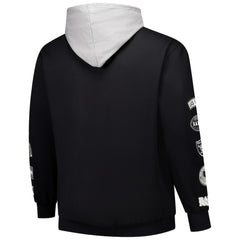 Fanatics Las Vegas Raiders Big & Tall Patched Out Pullover Hoodie Black