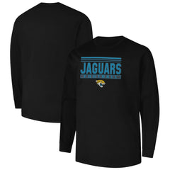 Jacksonville Jaguars Profile Big & Tall Pop Long Sleeve T-Shirt Black