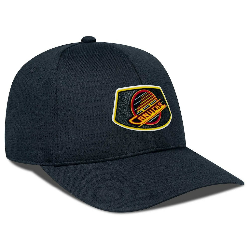 Vancouver Canucks Levelwear Retro Skylight Zephyr Adjustable Hat - Black - NHL 201398264