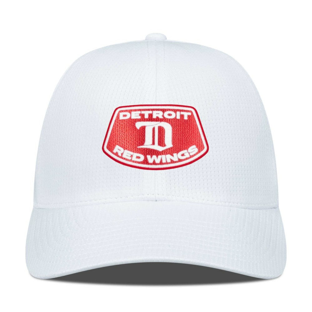 Detroit Red Wings Levelwear Retro Skylight Zephyr Adjustable Hat - White - NHL 201398269