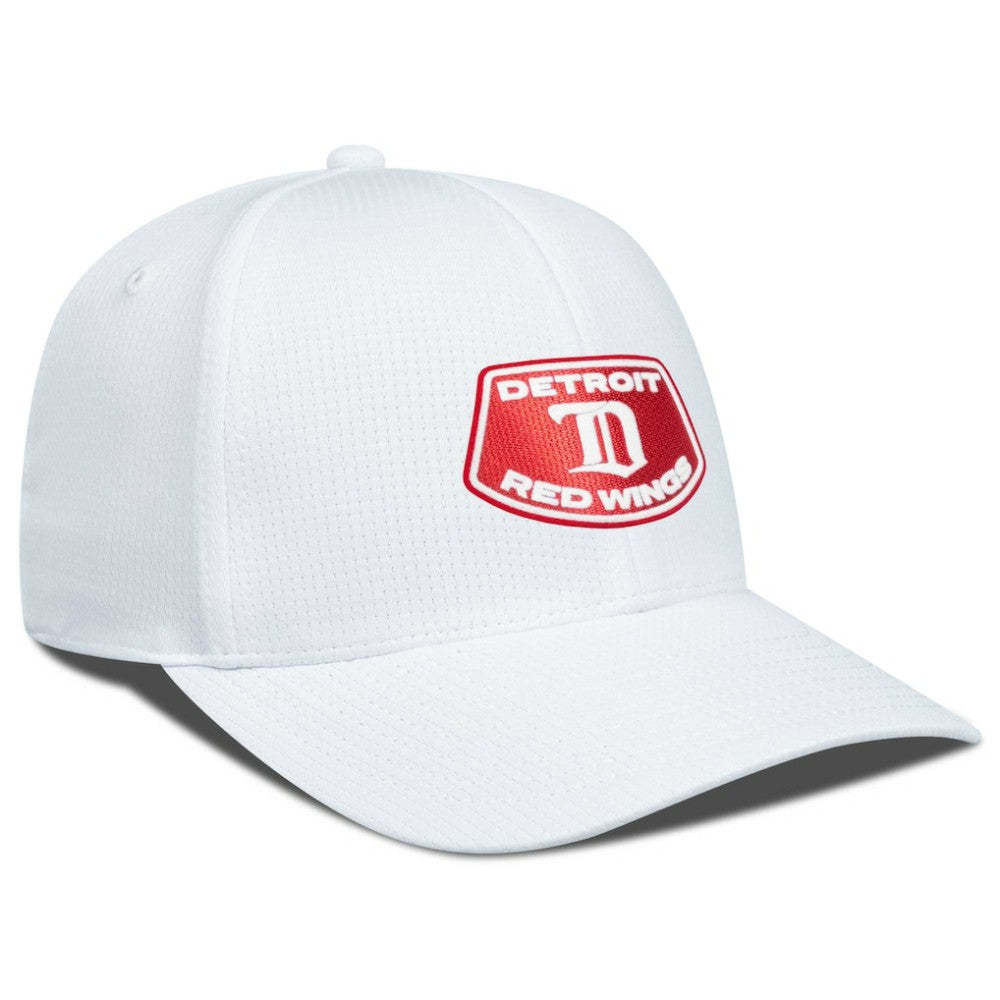 Detroit Red Wings Levelwear Retro Skylight Zephyr Adjustable Hat - White - NHL 201398269