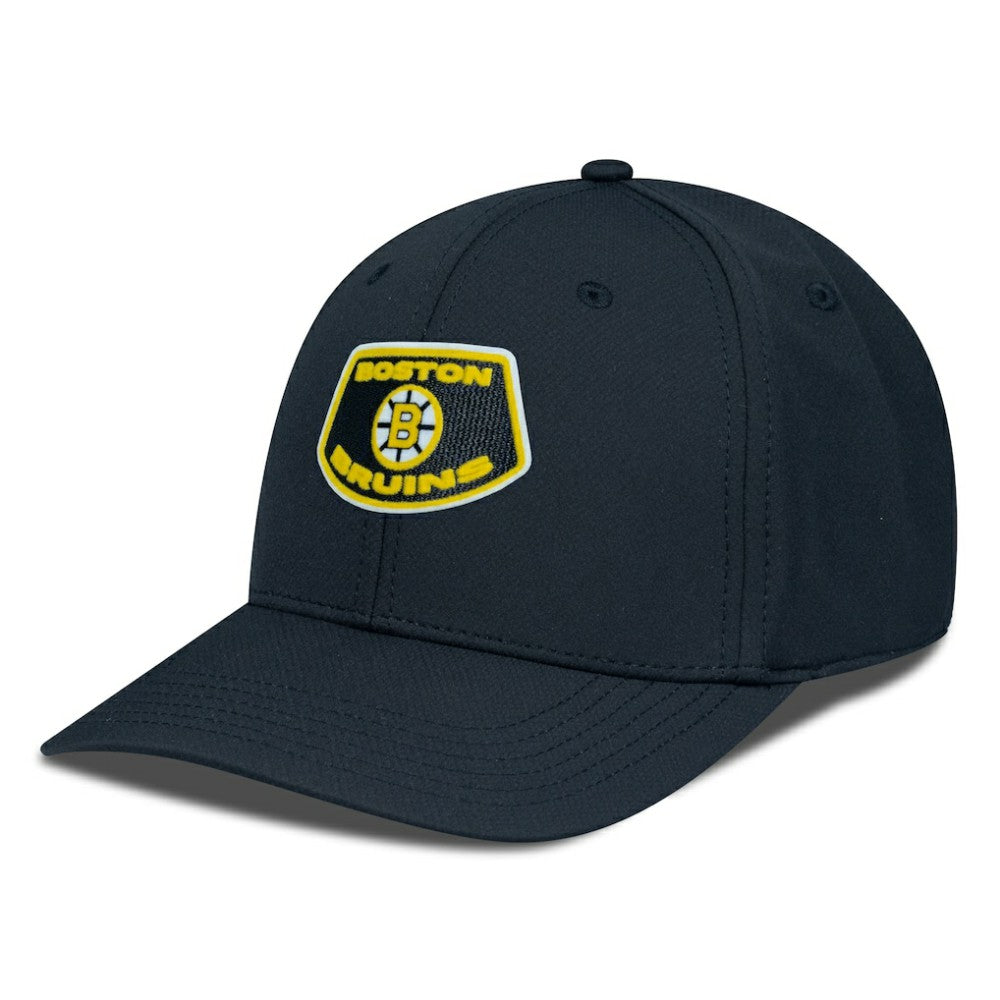 Boston Bruins Levelwear Retro Skylight Rise Flex Hat - Black - NHL 201398276