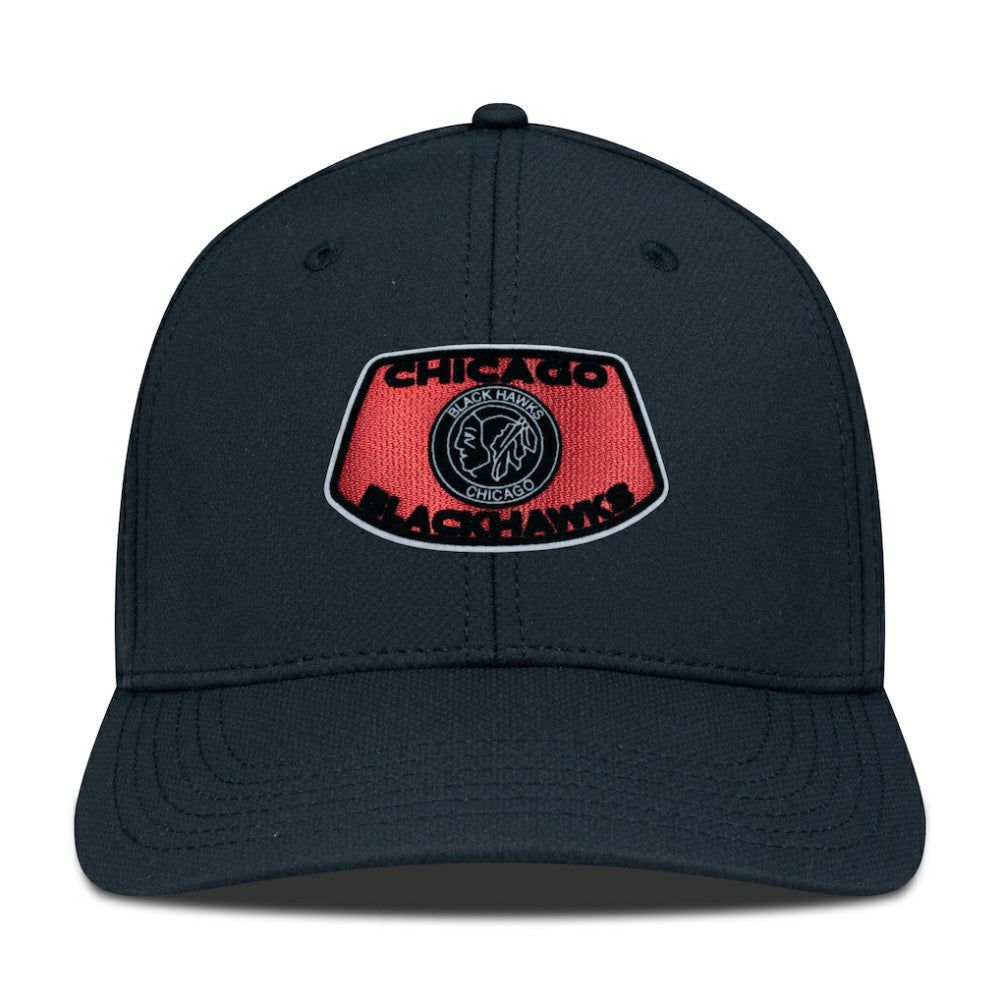 Chicago Blackhawks Levelwear Retro Skylight Rise Flex Hat - Black - NHL 201398277