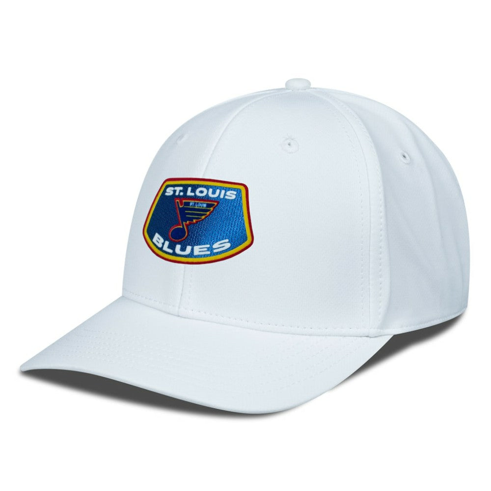 St. Louis Blues Levelwear Retro Skylight Rise Flex Hat - White - NHL 201398283