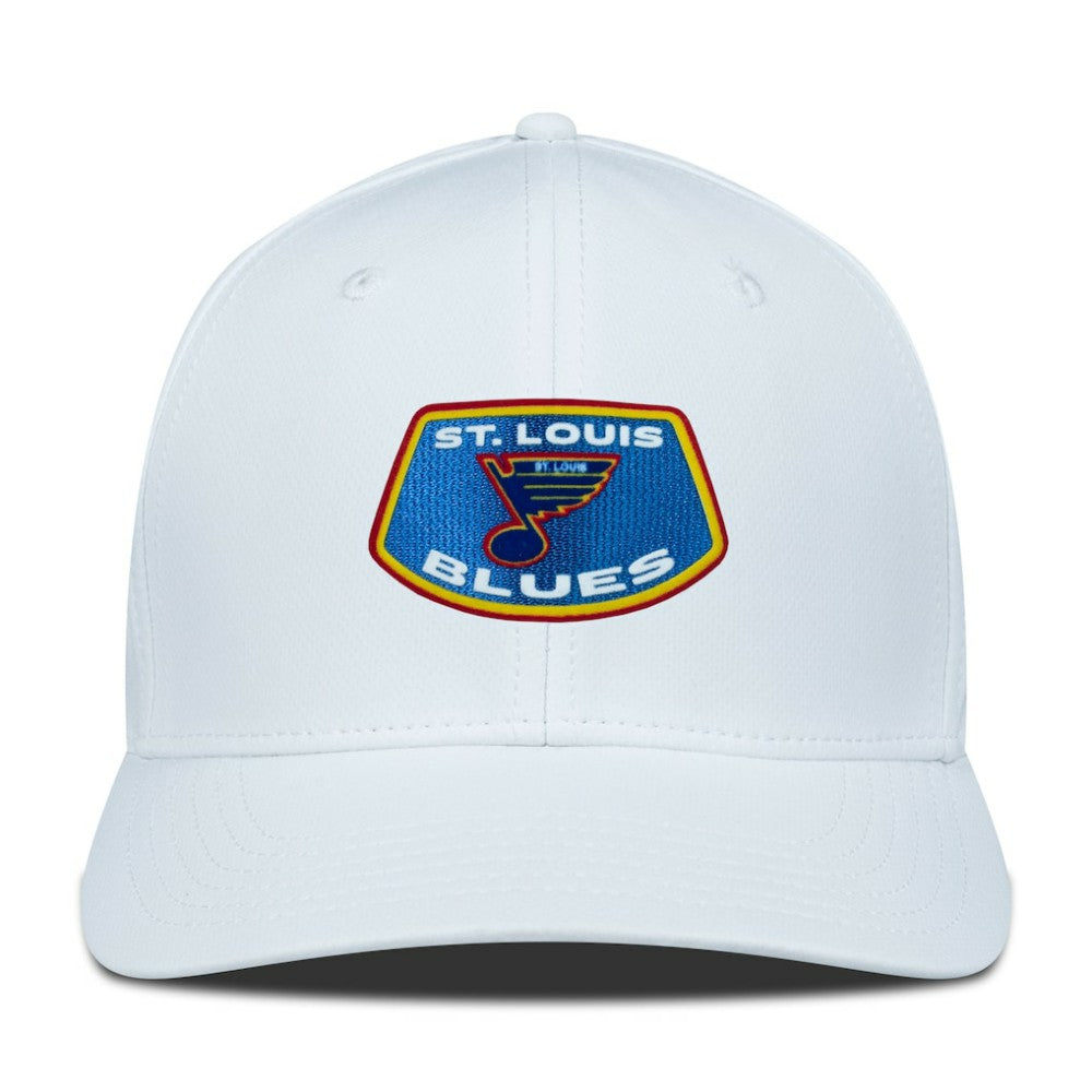 St. Louis Blues Levelwear Retro Skylight Rise Flex Hat - White - NHL 201398283