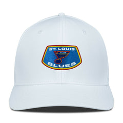 St. Louis Blues Levelwear Retro Skylight Rise Flex Hat - White - NHL 201398283