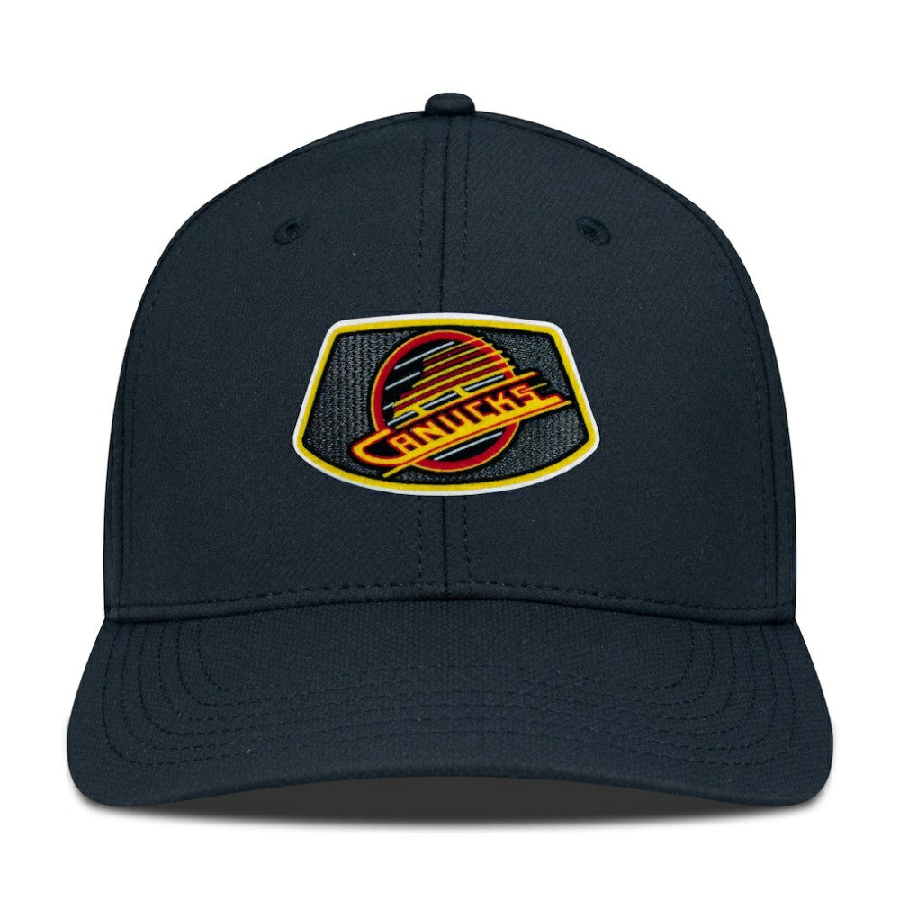 Vancouver Canucks Levelwear Retro Skylight Rise Flex Hat - Black - NHL 201398290