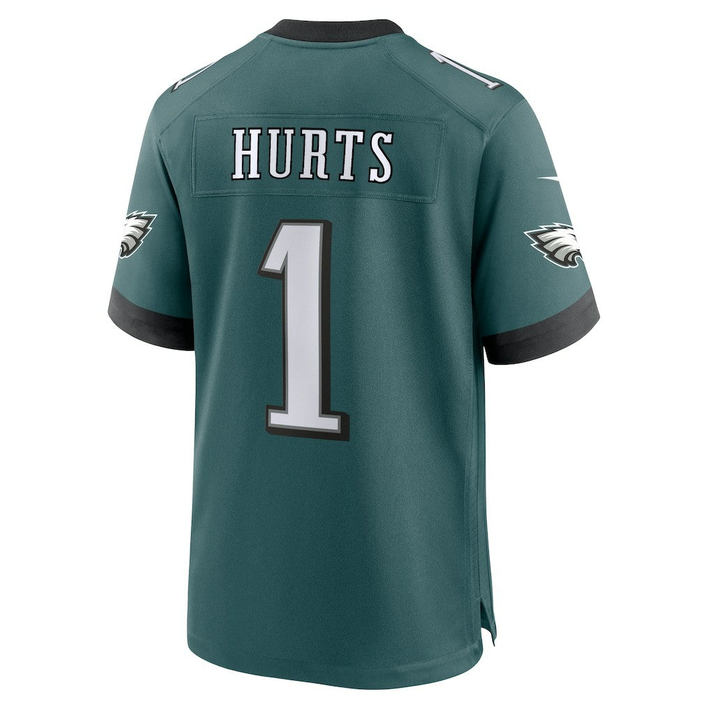 Nike Jalen Hurts Philadelphia Eagles Team Game Jersey Midnight Green