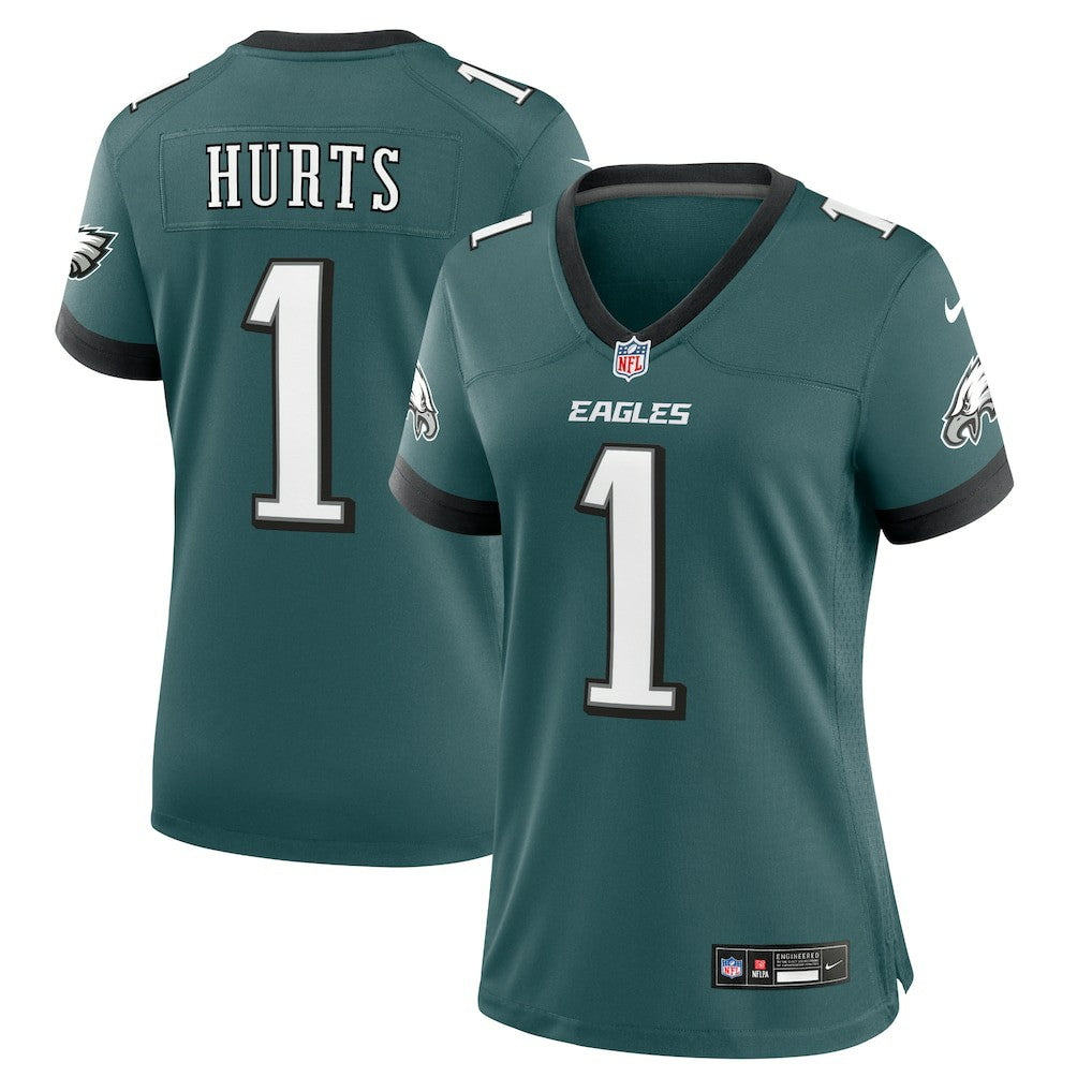 Nike Jalen Hurts Philadelphia Eagles Women's Team Game Jersey Midnight Green