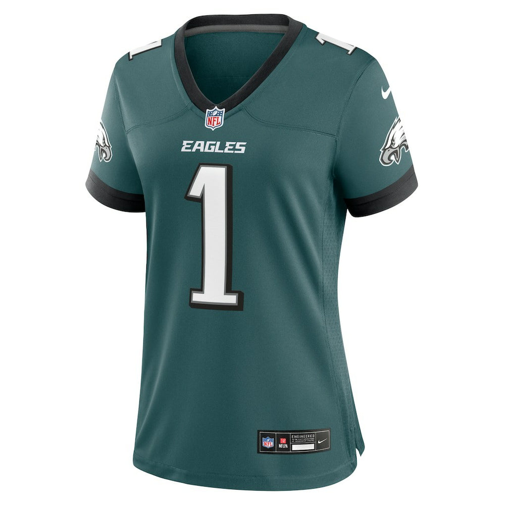 Nike Jalen Hurts Philadelphia Eagles Women's Team Game Jersey Midnight Green