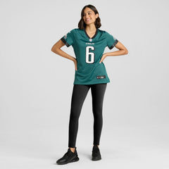 Nike DeVonta Smith Philadelphia Eagles Women's Team Game Jersey Midnight Green
