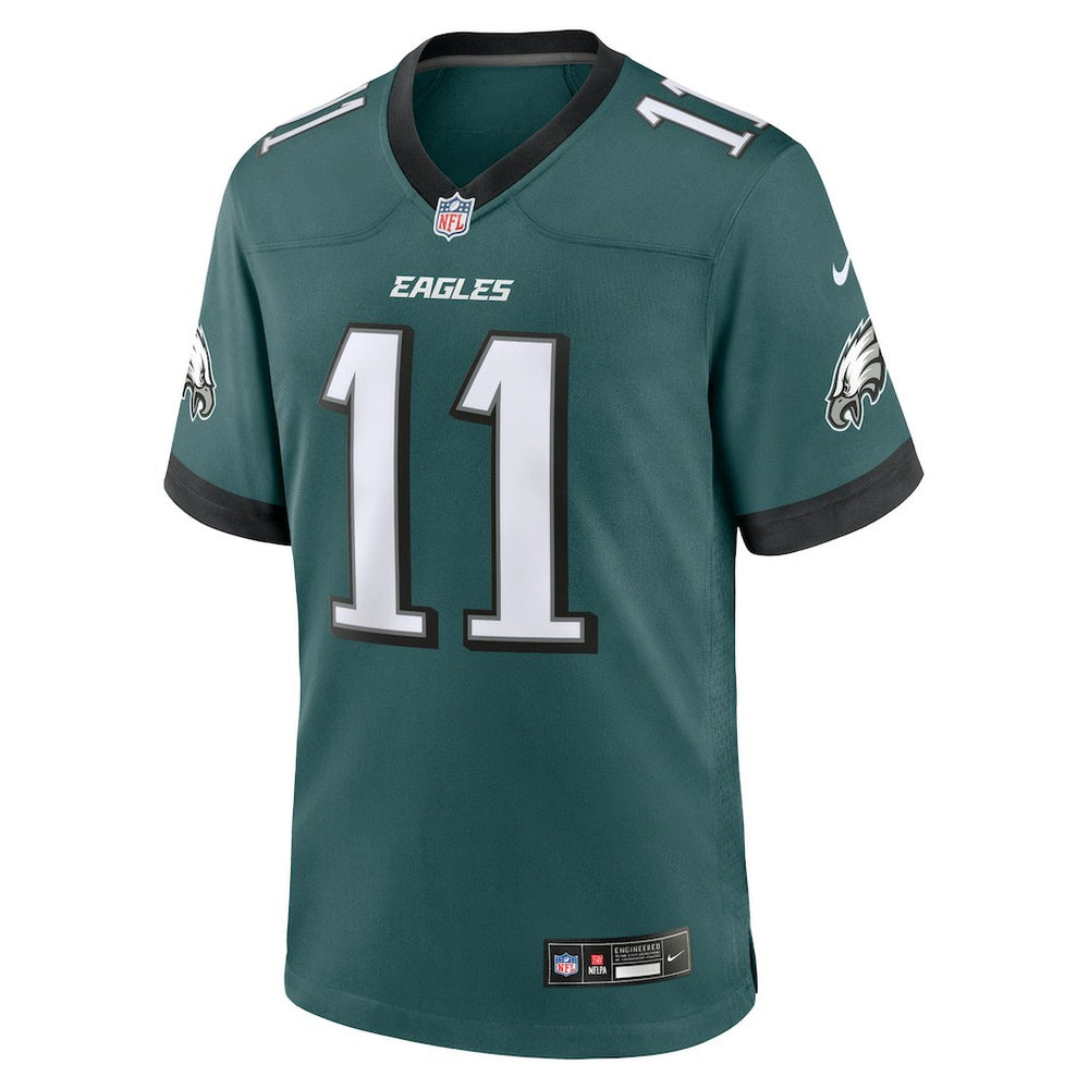 Nike A.J. Brown Philadelphia Eagles Team Game Jersey Midnight Green
