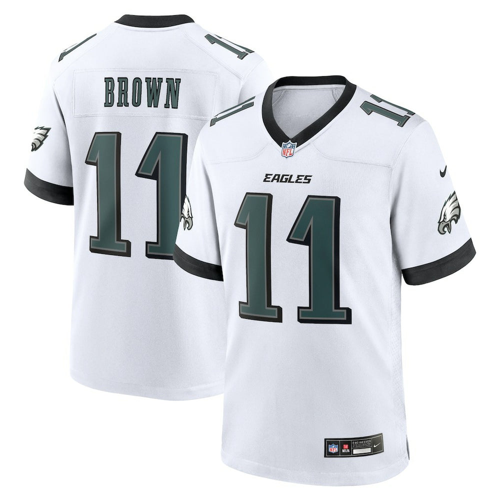 Nike A.J. Brown Philadelphia Eagles White Game Jersey White