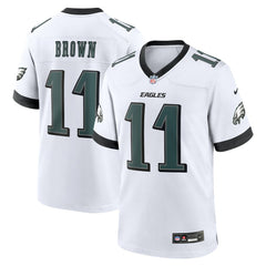 Nike A.J. Brown Philadelphia Eagles White Game Jersey White