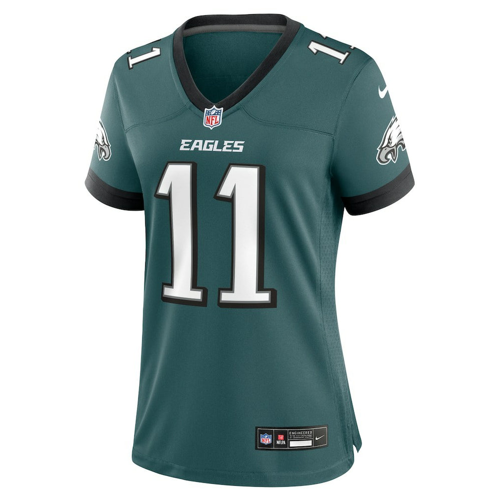 Nike A.J. Brown Philadelphia Eagles Women's Team Game Jersey Midnight Green