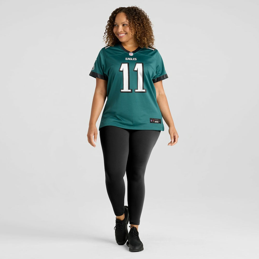 Nike A.J. Brown Philadelphia Eagles Women's Team Game Jersey Midnight Green