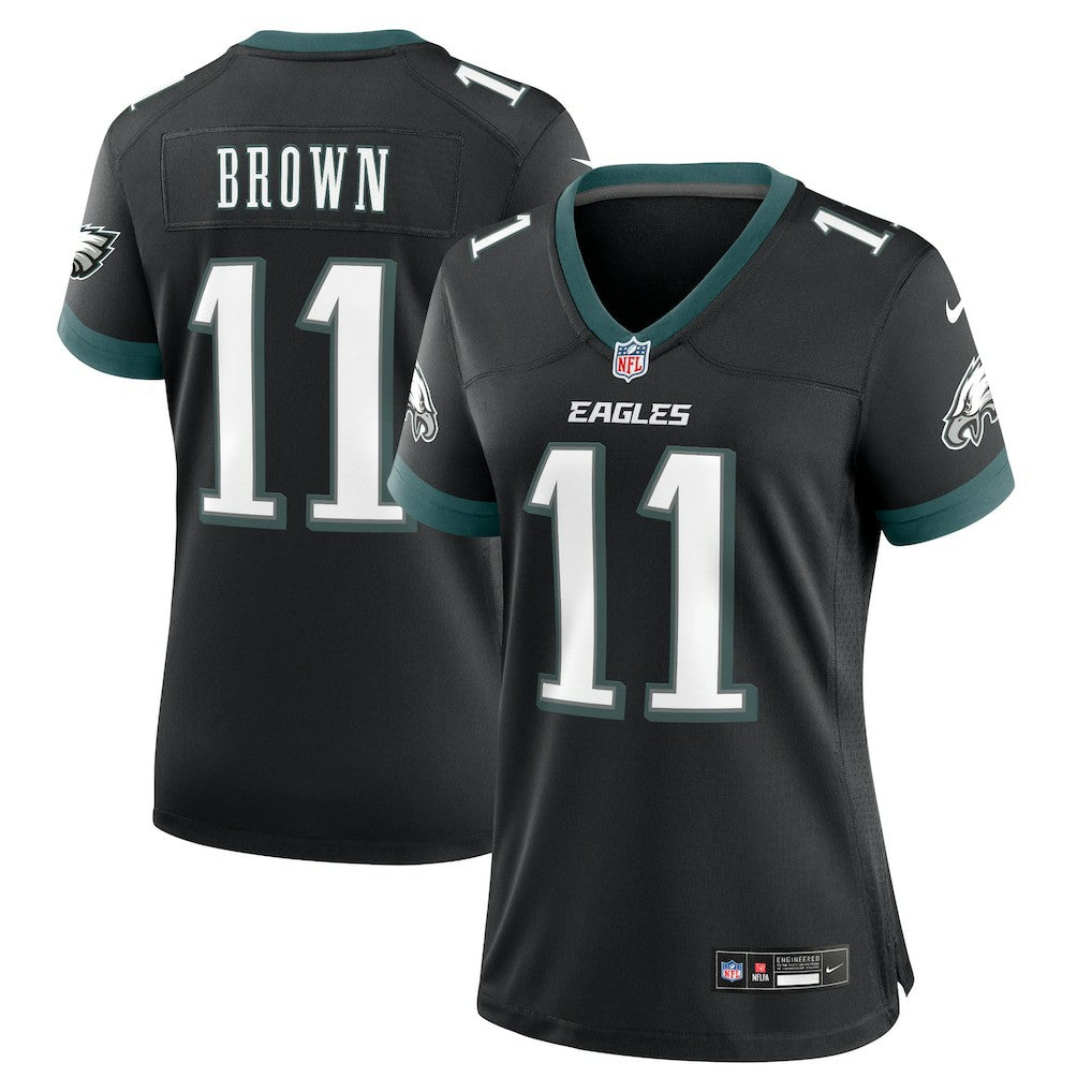 Nike A.J. Brown Philadelphia Eagles Women's Alternate Game Jersey Black