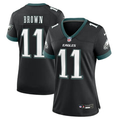 Nike A.J. Brown Philadelphia Eagles Women's Alternate Game Jersey Black