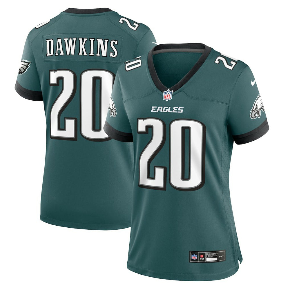 Nike Brian Dawkins Philadelphia Eagles Women's Retired Player Game Jersey Midnight Green