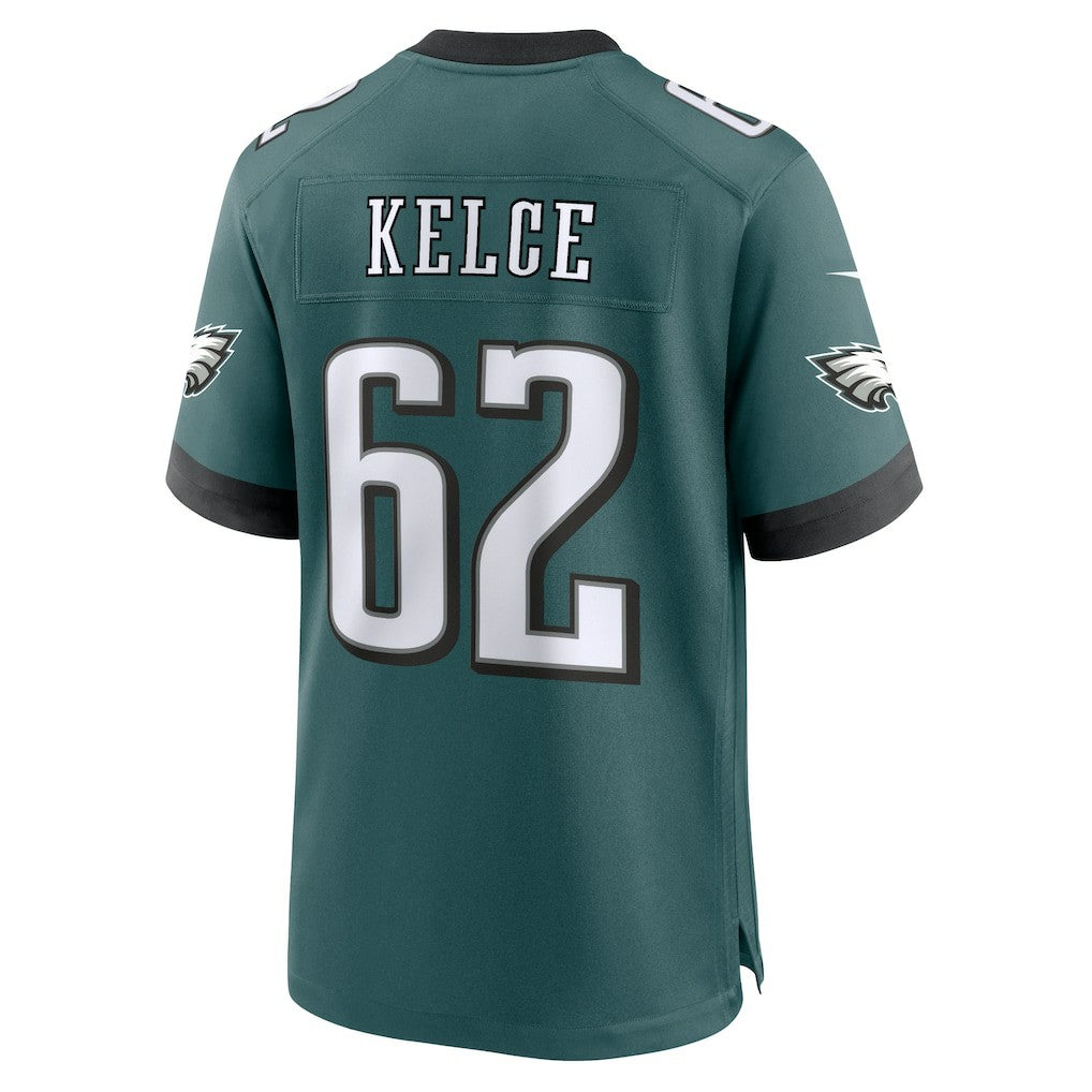 Nike Jason Kelce Philadelphia Eagles Team Game Jersey Midnight Green