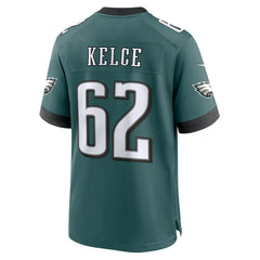 Nike Jason Kelce Philadelphia Eagles Team Game Jersey Midnight Green