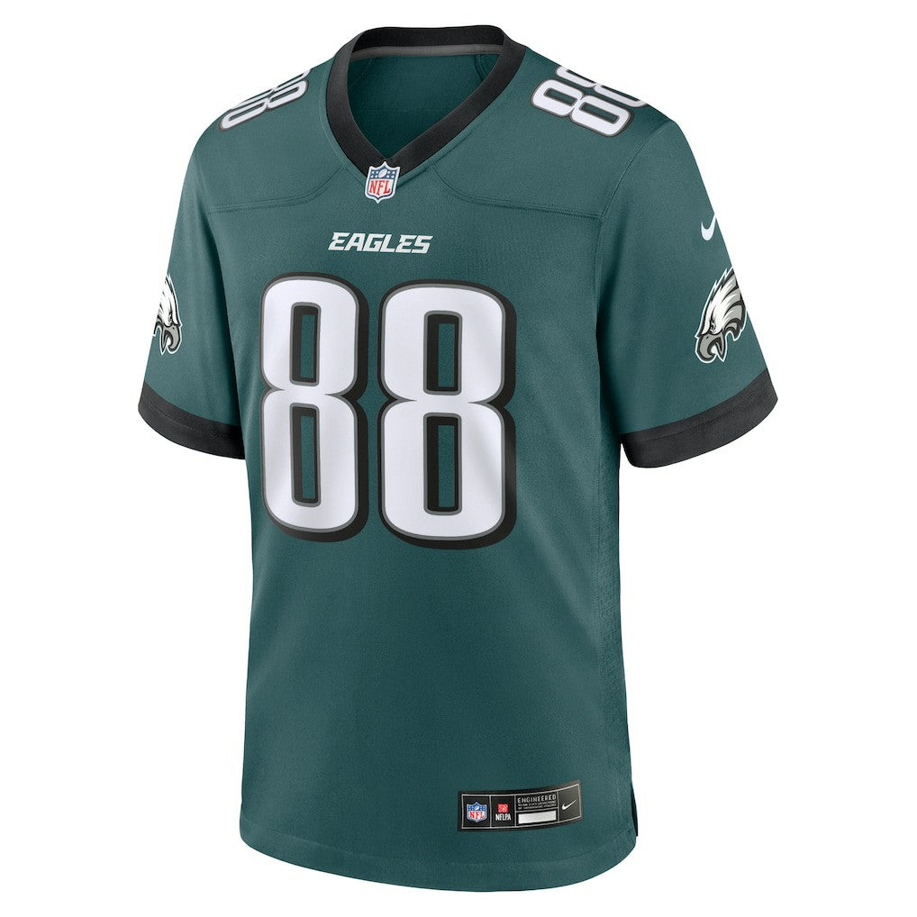 Nike Dallas Goedert Philadelphia Eagles Team Game Jersey Midnight Green
