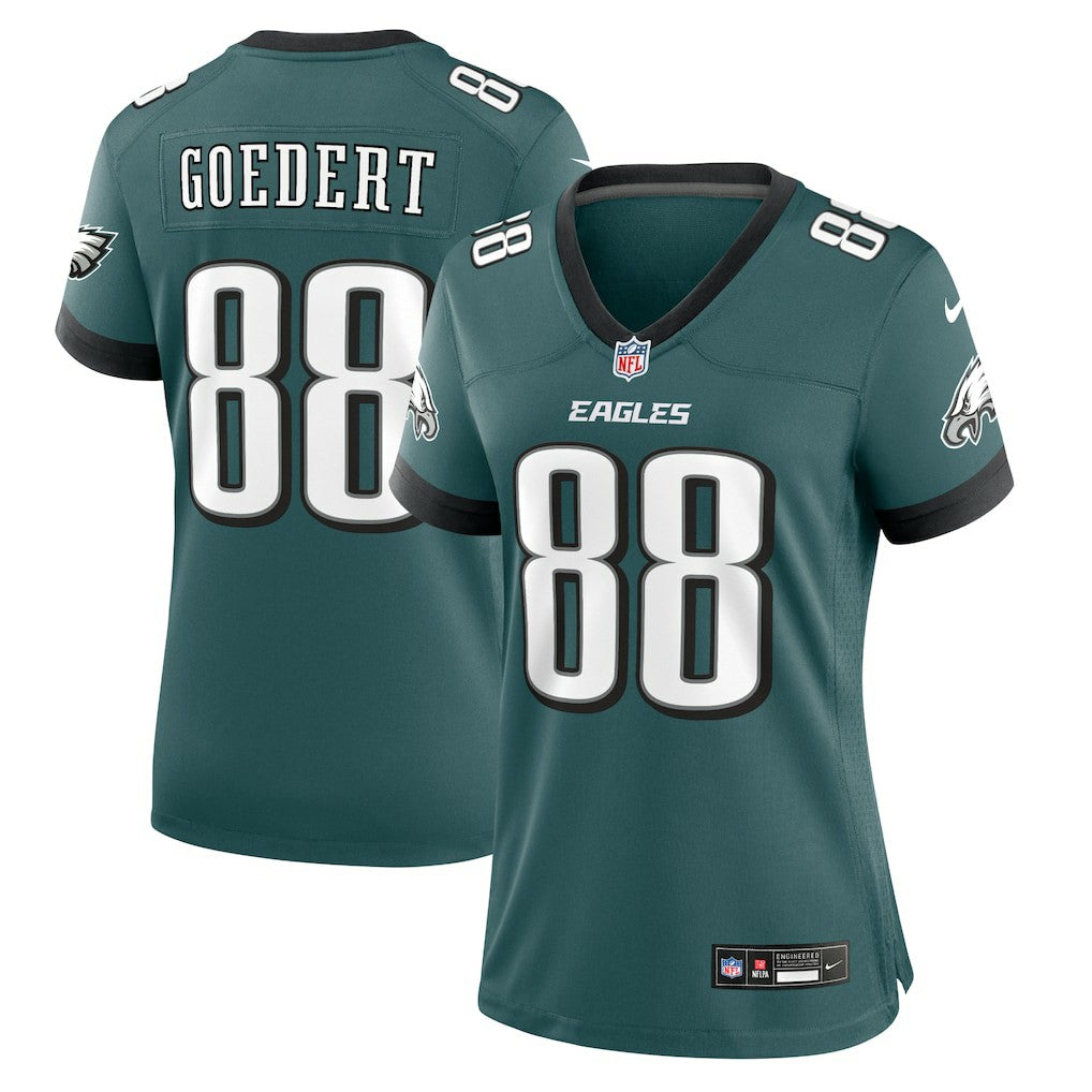 Nike Dallas Goedert Philadelphia Eagles Women's Team Game Jersey Midnight Green