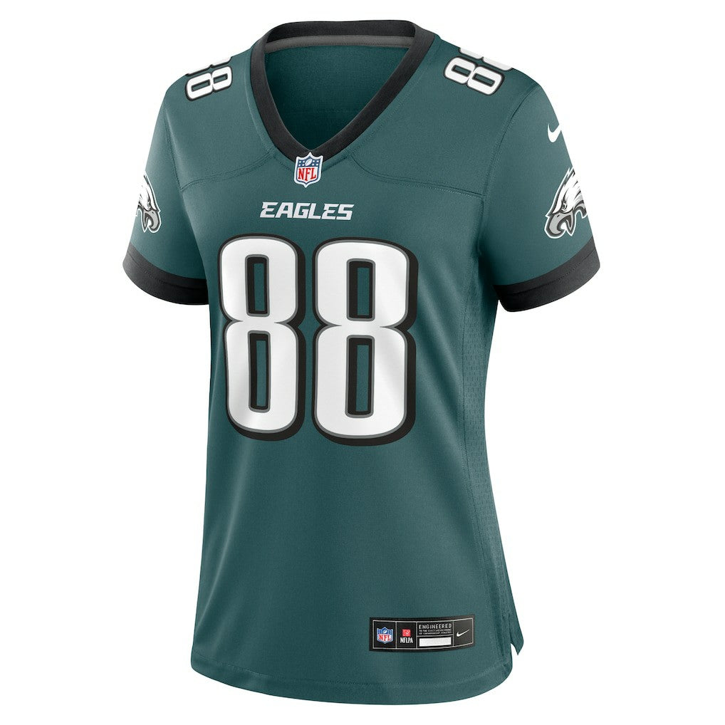 Nike Dallas Goedert Philadelphia Eagles Women's Team Game Jersey Midnight Green
