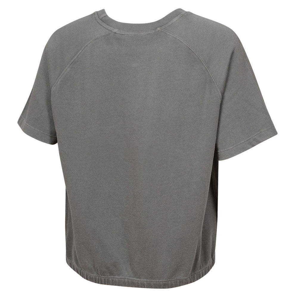 Detroit Lions Women's Mineral Wash Short Sleeve Top Gray