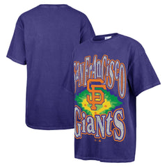 San Francisco Giants '47 Women's Flashing Lights Boyfriend T-Shirt - Navy - 47 brand Online