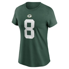 Nike Josh Jacobs Green Bay Packers Women's Player Name & Number T-Shirt Green