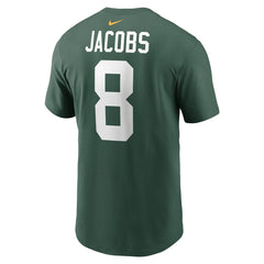 Nike Josh Jacobs Green Bay Packers Player Name & Number T-Shirt Green