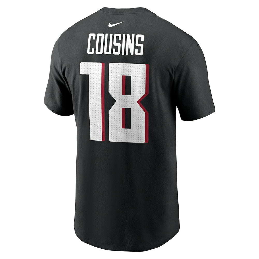 Nike Kirk Cousins Atlanta Falcons Player Name & Number T-Shirt Black