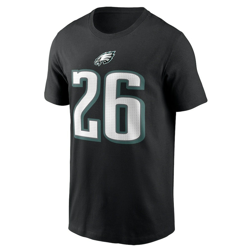 Nike Saquon Barkley Philadelphia Eagles Player Name & Number T-Shirt Black
