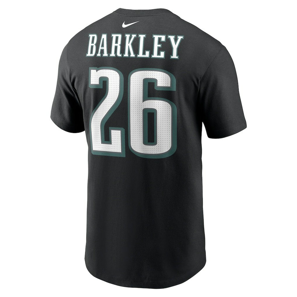 Nike Saquon Barkley Philadelphia Eagles Player Name & Number T-Shirt Black