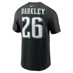 Nike Saquon Barkley Philadelphia Eagles Player Name & Number T-Shirt Black