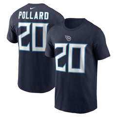 Nike Tony Pollard Tennessee Titans Player Name & Number T-Shirt Navy