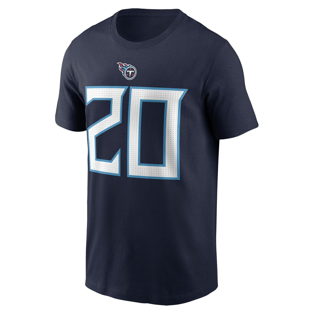 Nike Tony Pollard Tennessee Titans Player Name & Number T-Shirt Navy