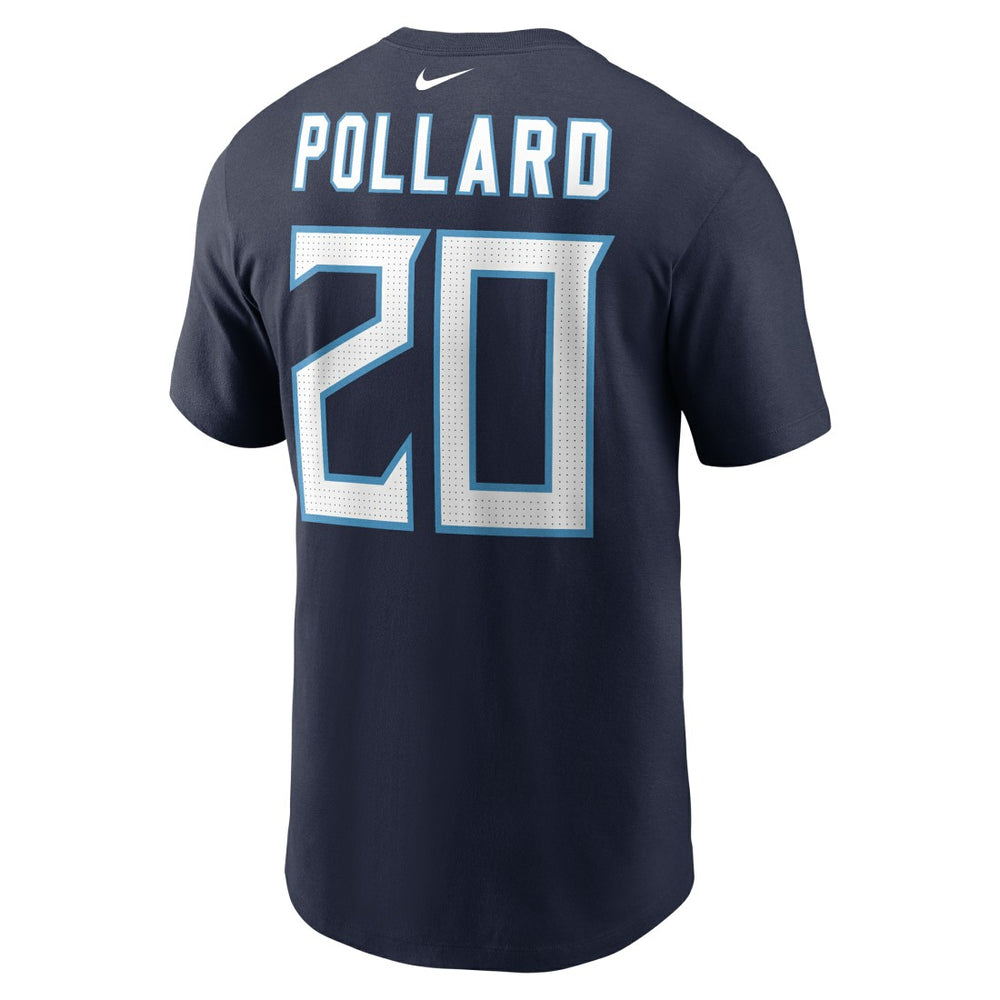 Nike Tony Pollard Tennessee Titans Player Name & Number T-Shirt Navy