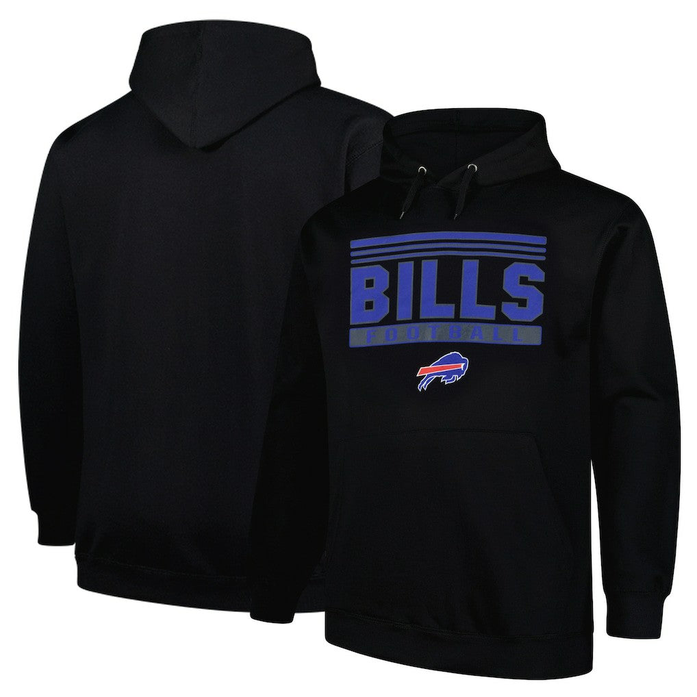 Fanatics Buffalo Bills Big & Tall Pop Pullover Hoodie Black