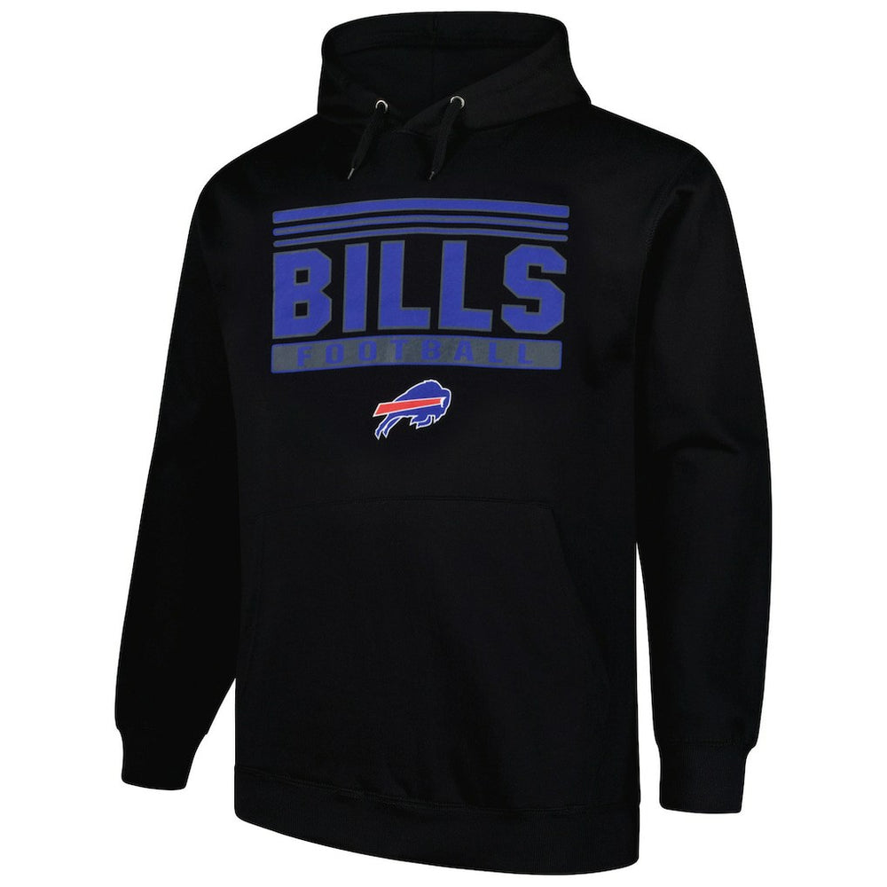 Fanatics Buffalo Bills Big & Tall Pop Pullover Hoodie Black