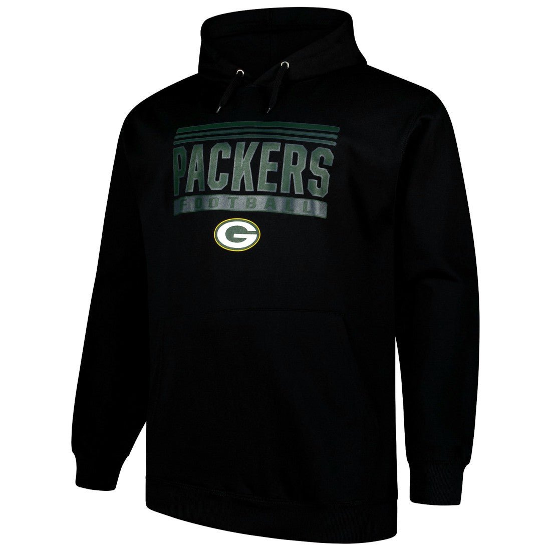 Fanatics Green Bay Packers Big & Tall Pop Pullover Hoodie Black