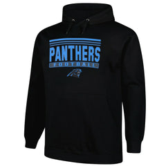 Fanatics Carolina Panthers Big & Tall Pop Pullover Hoodie Black