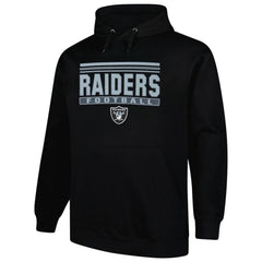 Fanatics Las Vegas Raiders Big & Tall Pop Pullover Hoodie Black