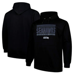 Fanatics Seattle Seahawks Big & Tall Pop Pullover Hoodie Black