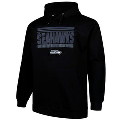 Fanatics Seattle Seahawks Big & Tall Pop Pullover Hoodie Black