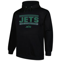Fanatics New York Jets Big & Tall Pop Pullover Hoodie Black