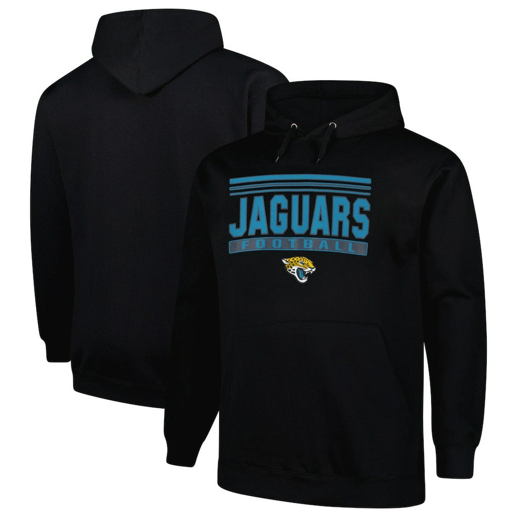 Fanatics Jacksonville Jaguars Big & Tall Pop Pullover Hoodie Black